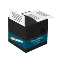 Adress-Etiketten 51x25 mm 250 Stück (Rollenetikett) 4-farbig 1200 dpi