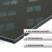 Schilder Alu Verbundplatten 3 mm - UV Direktdruck