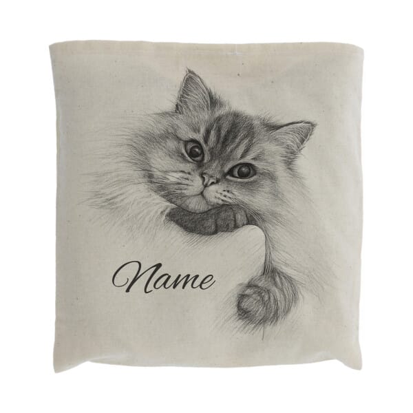 Kirschkernkissen mit Bleistiftzeichnung &amp; Individualisierung