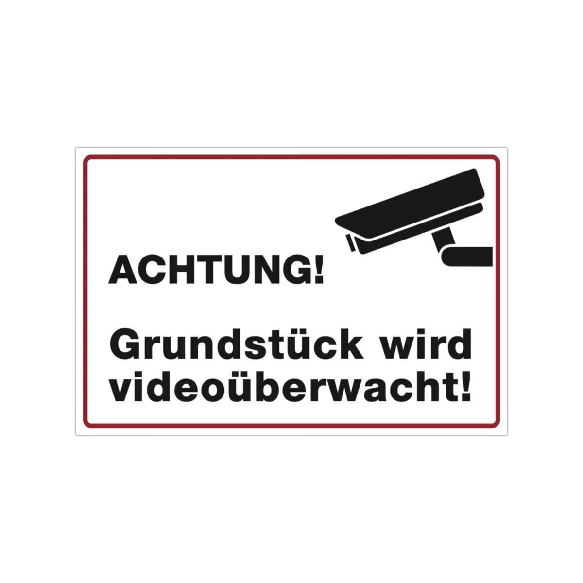 Dieses Gebäude Wird Videoüberwacht Und Ist Alarmgesichert 24 Stunden Viedeoüberwachung In 8 - Foto 2