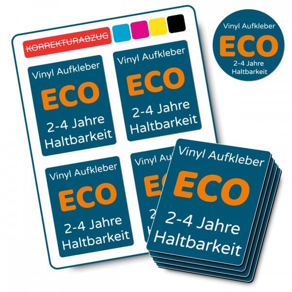 Folienaufkleber – Günstige Vinyl Aufkleber Standard ECO