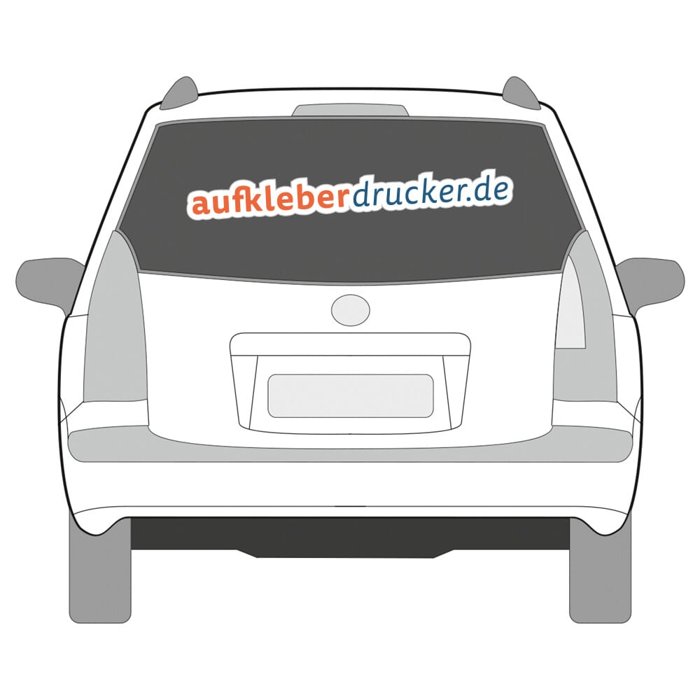 Heckscheibenaufkleber | Aufkleberdrucker.ch